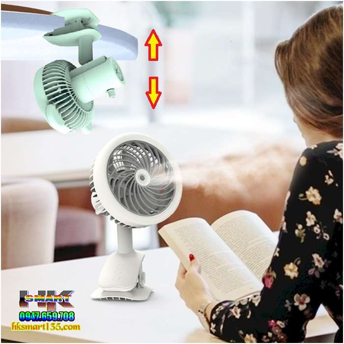 Quạt hơi nước mini phun sương