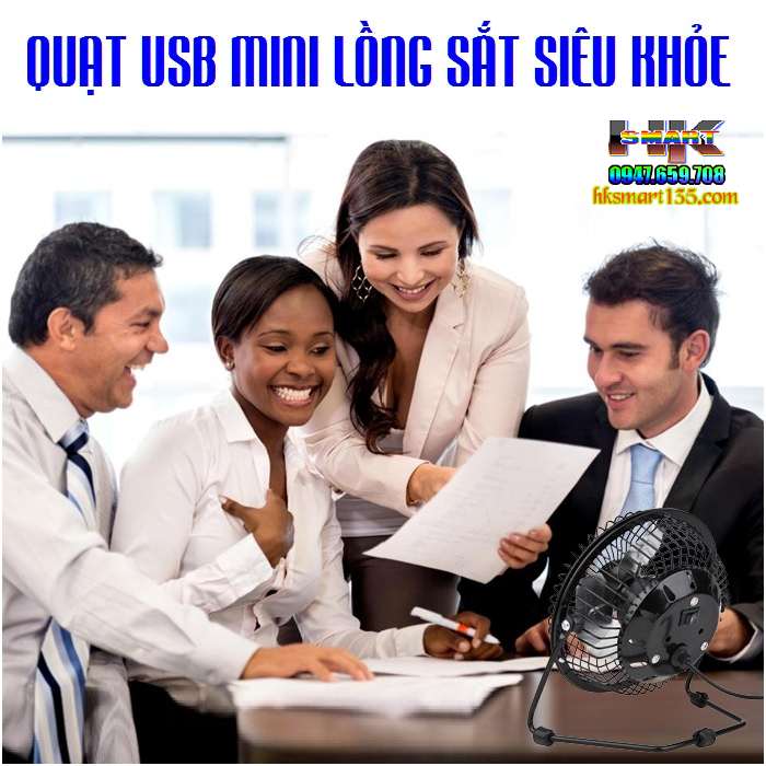 Quạt USB lồng sắt mini