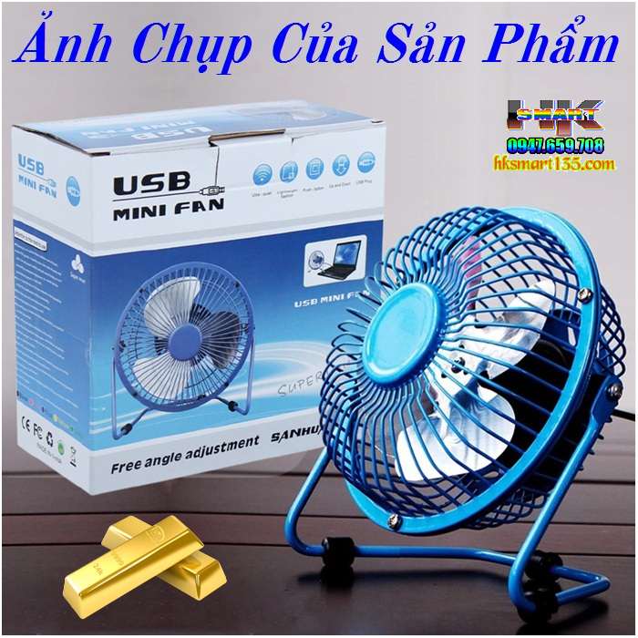 Quạt USB lồng sắt mini