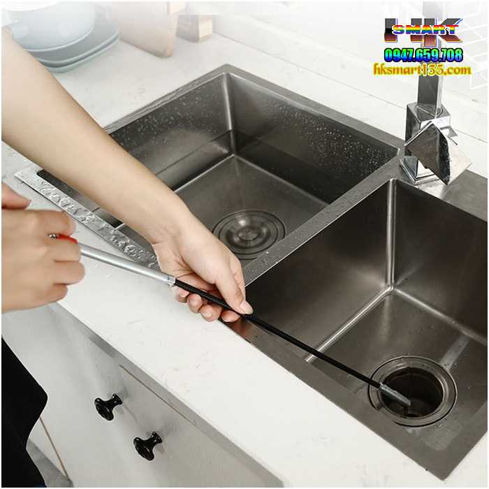 Que thông tắc cống đa năng