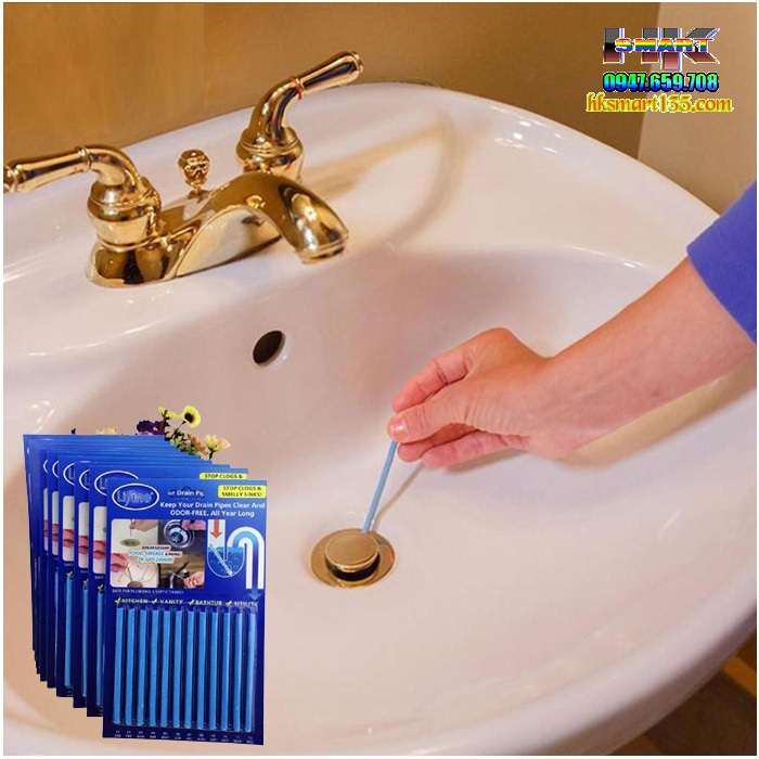 Que thông tắc bồn rửa ,thông cống Sani Sticks