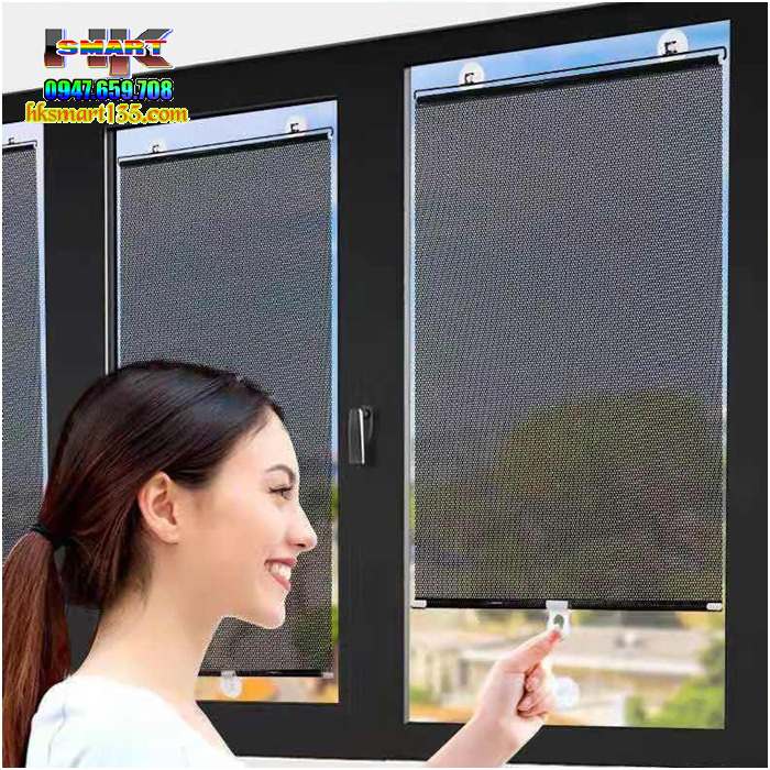 Rèm cuộn chắn nắng chống tia UV cho ô tô cửa kính