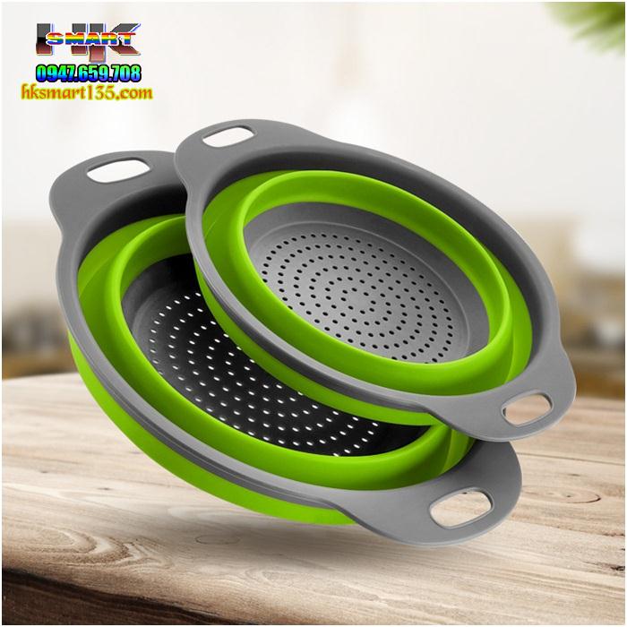 Bộ 2 Rổ Silicon Xếp Gọn Đa Năng