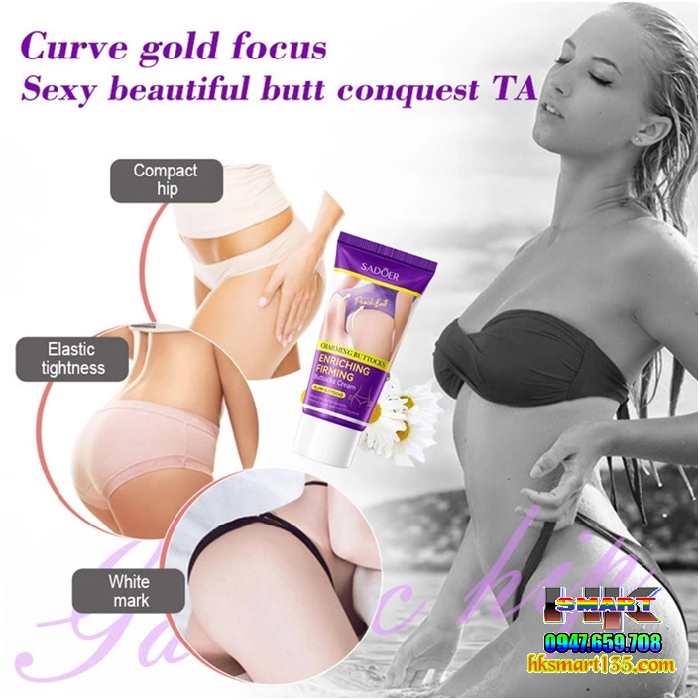 Kem Nâng Mông Cải Thiện Mông Lép Tăng Độ Săn Chắc Độ Dẻo Sadoer 60gr