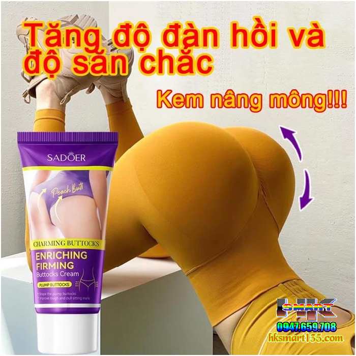 Kem Nâng Mông Cải Thiện Mông Lép Tăng Độ Săn Chắc Độ Dẻo Sadoer 60gr