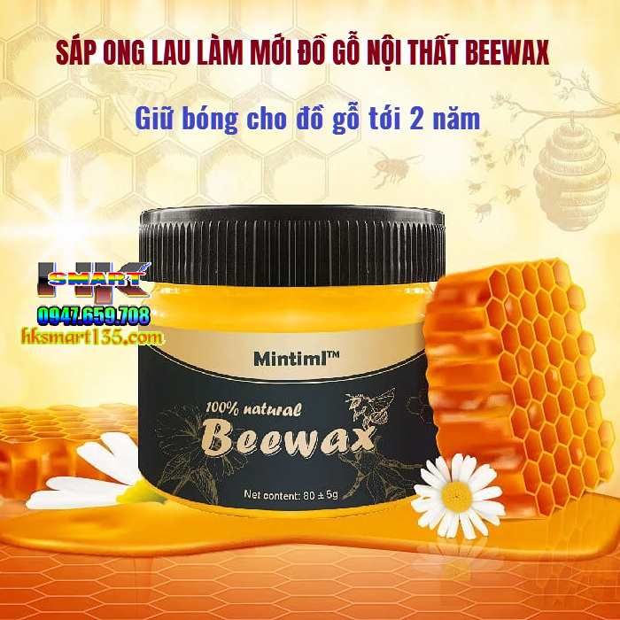 Sáp Ong đánh bóng đồ gỗ Seasoning Beewax