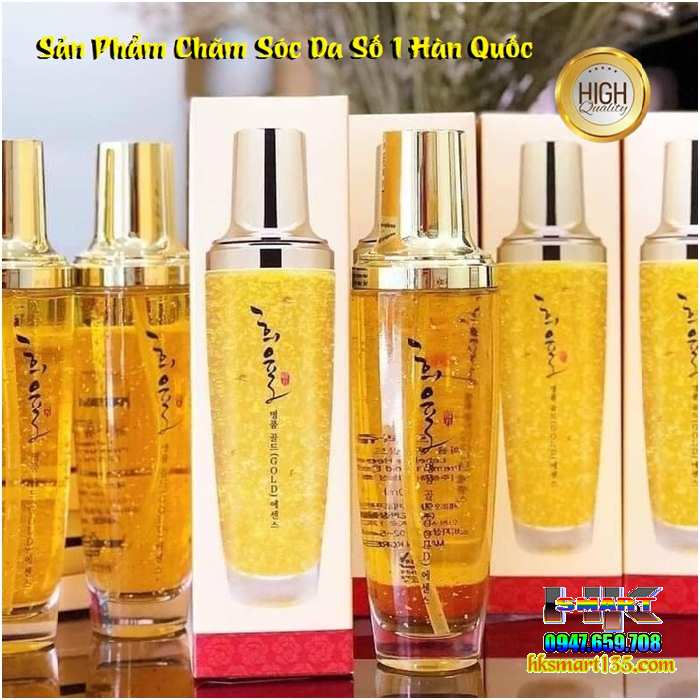 Serum Dưỡng Trắng Da Mờ Thâm, Cấp Ẩm, Trẻ Hóa Da Và Chống Nắng- Tinh Chất Vàng 24K Lebelage Hee Yul Premium Gold Essence 130ml