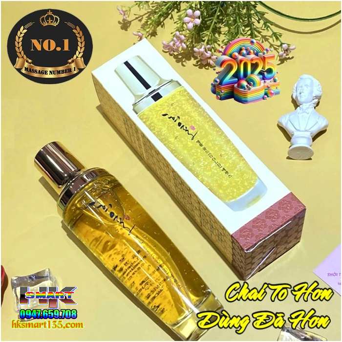Serum Dưỡng Trắng Da Mờ Thâm, Cấp Ẩm, Trẻ Hóa Da Và Chống Nắng- Tinh Chất Vàng 24K Lebelage Hee Yul Premium Gold Essence 130ml