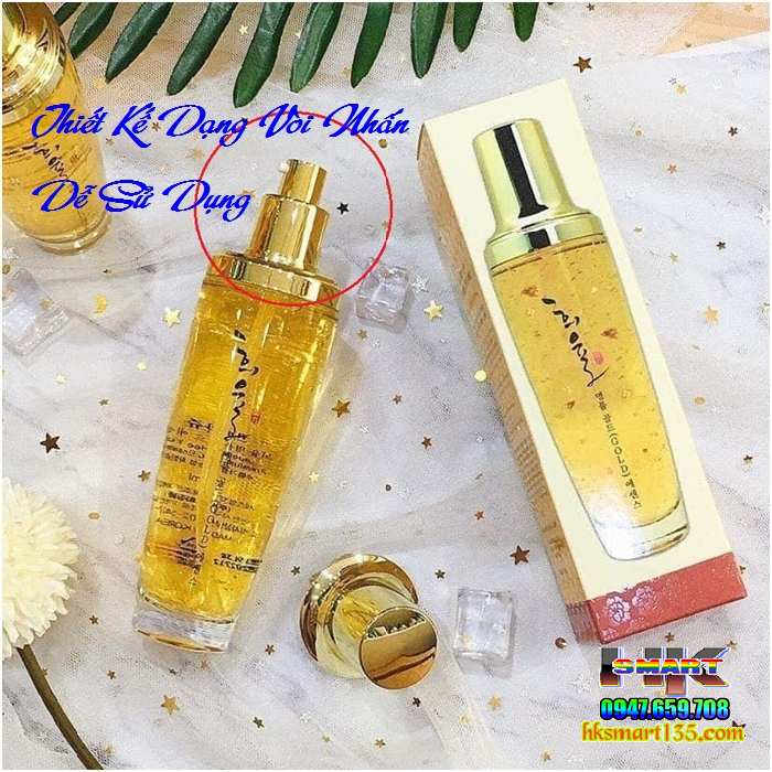 Serum Dưỡng Trắng Da Mờ Thâm, Cấp Ẩm, Trẻ Hóa Da Và Chống Nắng- Tinh Chất Vàng 24K Lebelage Hee Yul Premium Gold Essence 130ml