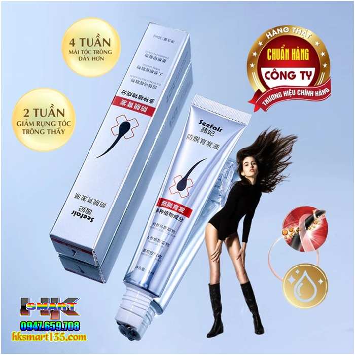 Thanh Lăn Serum Tinh Chất Ngăn Rụng Tóc Kích Thích Mọc Tóc Seefair 30ml