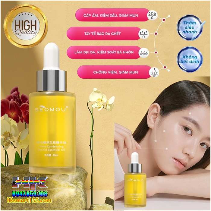 Tinh Chất Trẻ Hóa Làn Da Seomou 30ml, Serum Thế Hệ Mới Chống Lão Hóa, Tăng Độ Đàn Hồi, Giảm Nếp Nhăn
