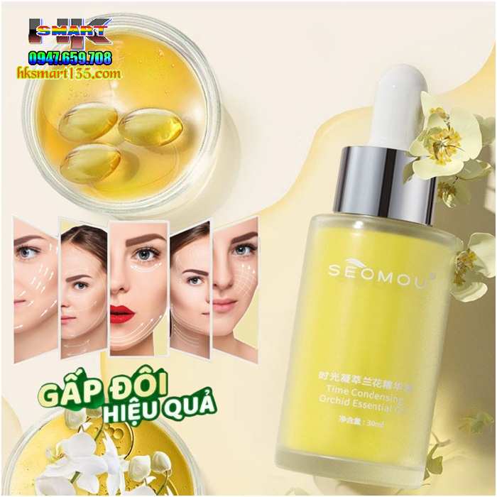 Tinh Chất Trẻ Hóa Làn Da Seomou 30ml, Serum Thế Hệ Mới Chống Lão Hóa, Tăng Độ Đàn Hồi, Giảm Nếp Nhăn