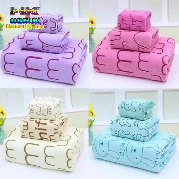 Set 03 khăn Kiba Thái Lan Siêu mềm