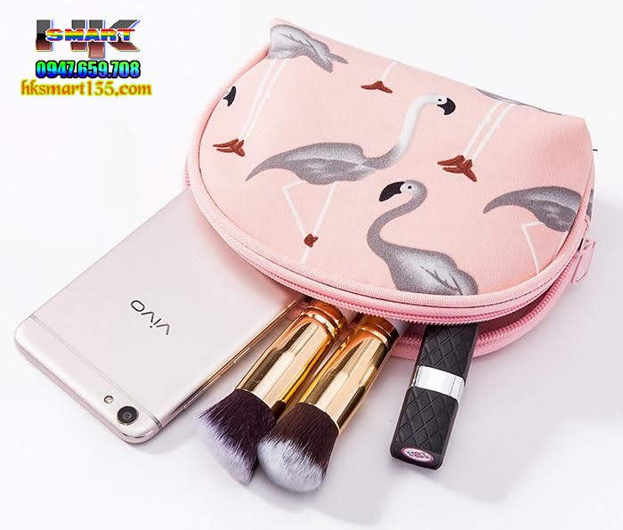 Set 3 túi đựng mỹ phẩm Hồng Hạc