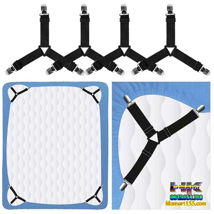 Set 4 kẹp ga giường chống xê dịch