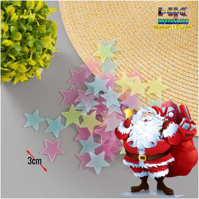 100 ngôi sao Dạ quang dán tường