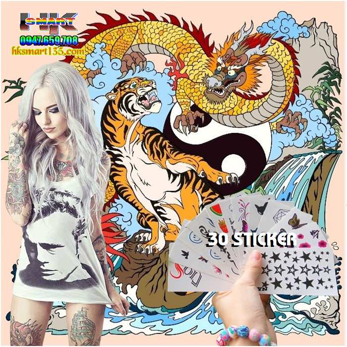 Set 30 Tấm Hình Xăm Dán Mini