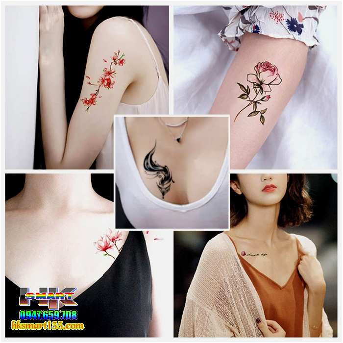 Set 30 Tấm Hình Xăm Dán Mini