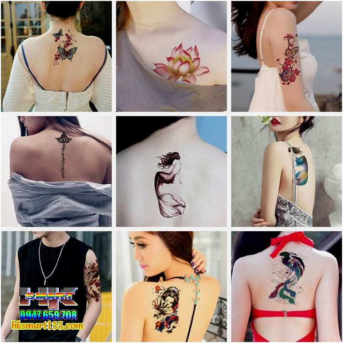 Set 30 Tấm Hình Xăm Dán Mini