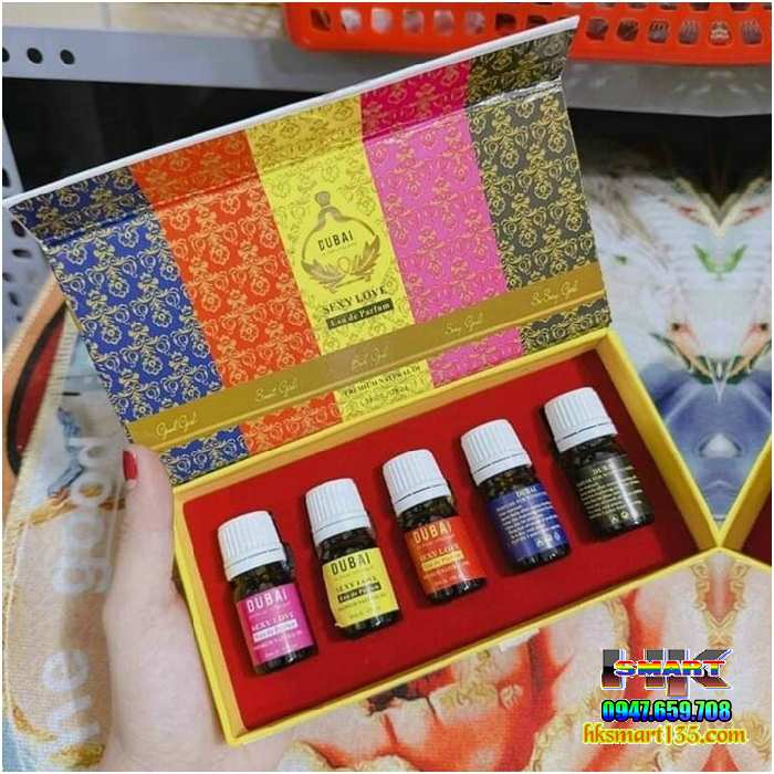 Set 5 Chai Nước Hoa Vùng Kín Dubai Sexy Love - Be Yourself