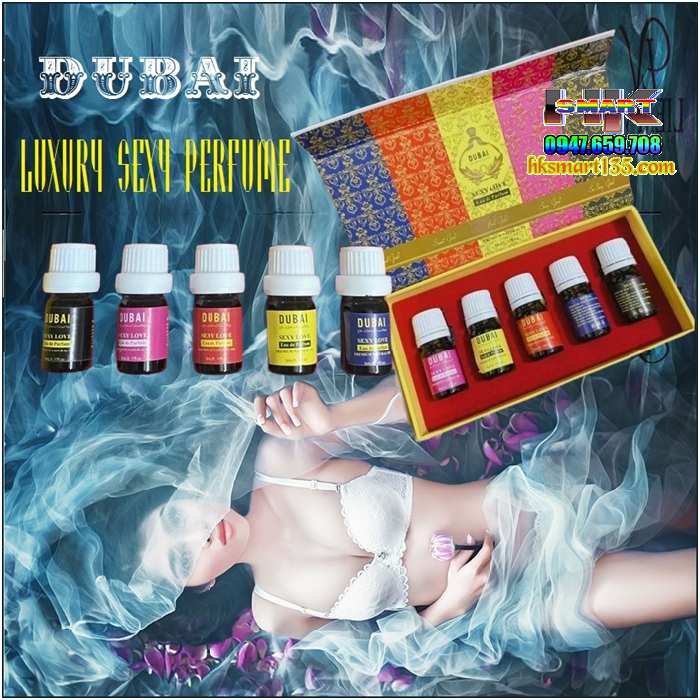 Set 5 Chai Nước Hoa Vùng Kín Dubai Sexy Love - Be Yourself