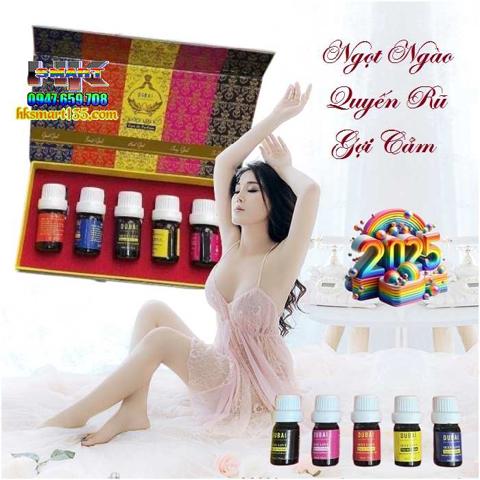 Set 5 Chai Nước Hoa Vùng Kín Dubai Sexy Love - Be Yourself