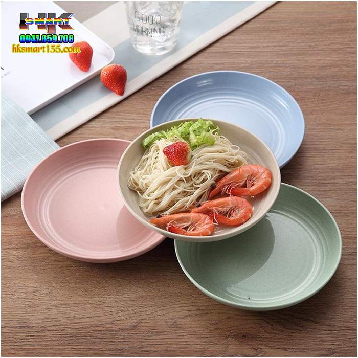 Set 6 Đĩa Lúa Mạch an toàn vệ sinh thực phẩm
