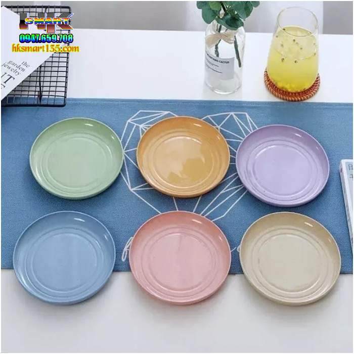 Set 6 Đĩa Lúa Mạch an toàn vệ sinh thực phẩm
