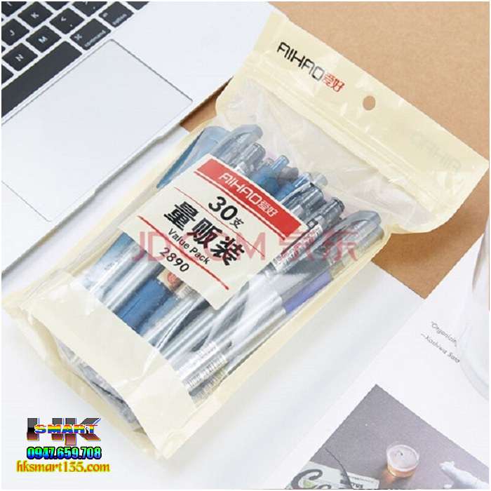 Bút bi nước Aihao (Hộp 30 cây)