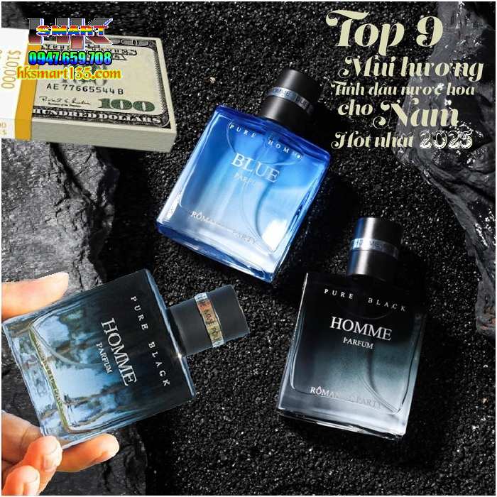 Hộp 2 Chai Nước Hoa Jean Miss Beautiful Pour Homme nội địa Trung