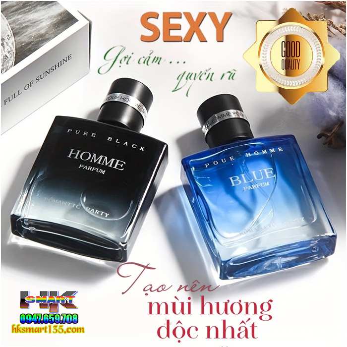 Hộp 2 Chai Nước Hoa Jean Miss Beautiful Pour Homme nội địa Trung