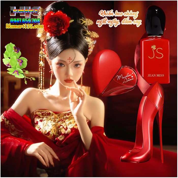 Set Hộp 3 Chai Nước Hoa Nữ Jean Miss Bộ Quà Tặng Cao Cấp Quyến Rũ Sang Trọng