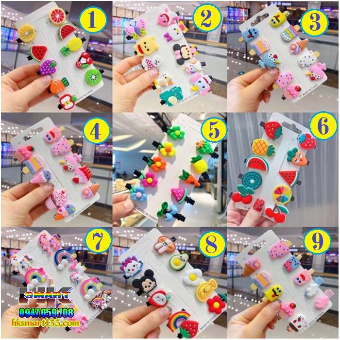 Set Kẹp Tóc Cho Mẹ và Bé