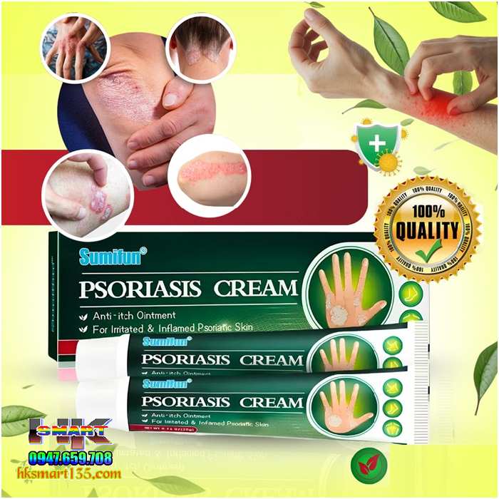 Kem Bôi Psoriasis Ointment Sumifun 20gr- Đặc Trị Các Bệnh Nấm Ngứa Vảy Nến Á Sừng