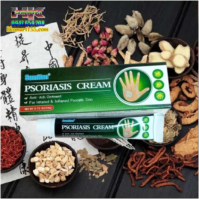 Kem Bôi Psoriasis Ointment Sumifun 20gr- Đặc Trị Các Bệnh Nấm Ngứa Vảy Nến Á Sừng