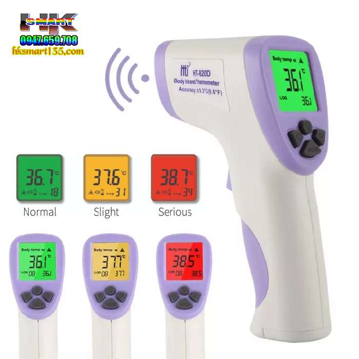 nhiệt kế hồng ngoại đa chức năng Infrared Thermometer HT-820D