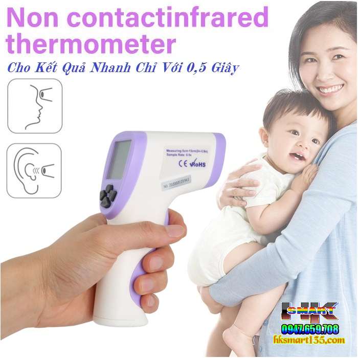 nhiệt kế hồng ngoại đa chức năng Infrared Thermometer HT-820D