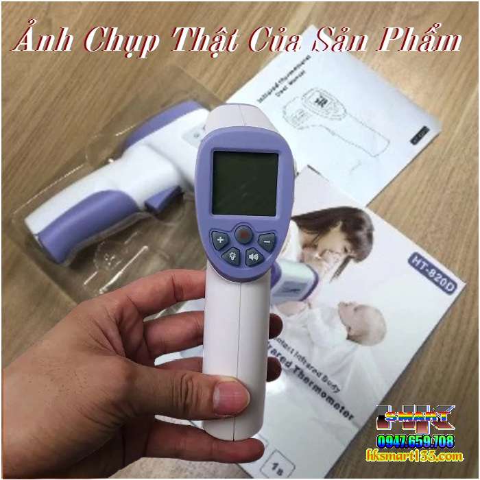 nhiệt kế hồng ngoại đa chức năng Infrared Thermometer HT-820D