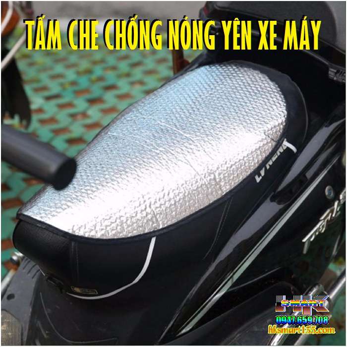 Tấm lót chống nắng yên xe máy