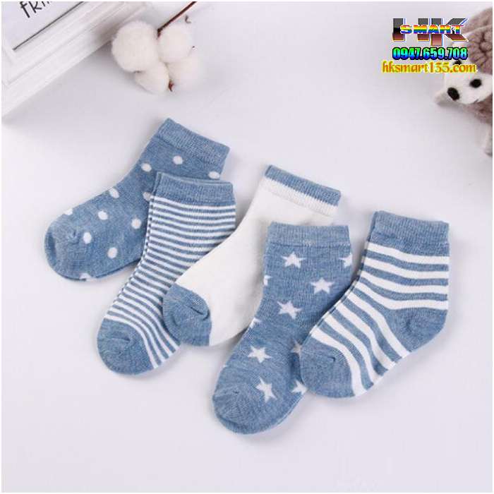 Set 3 đôi tất len xù cho bé