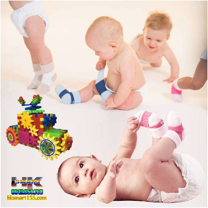 Set 3 đôi tất len xù cho bé