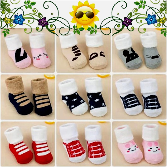 Set 3 đôi tất len xù cho bé