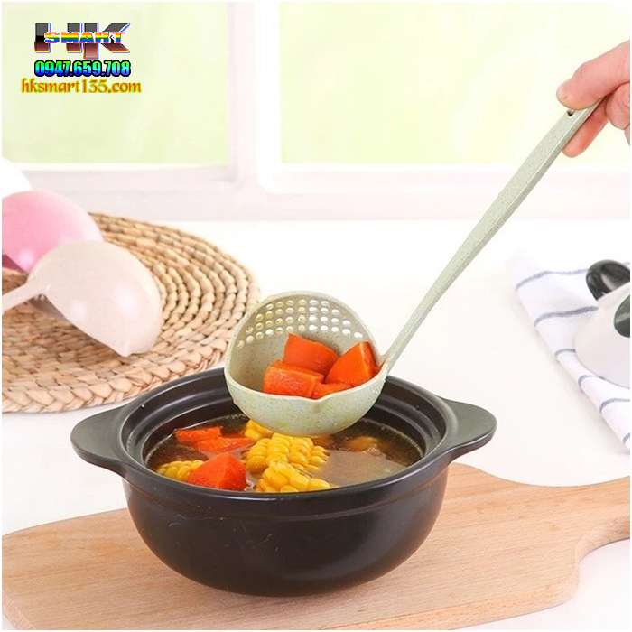 Thìa múc vớt thực phẩm đa năng lúa mạch