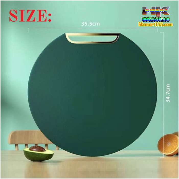 Thớt nhựa xanh xoay 360 độ kháng khuẩn cao cấp tự đứng