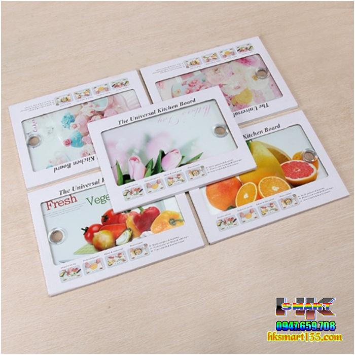 Thớt thủy tinh cường lực họa tiết 3D