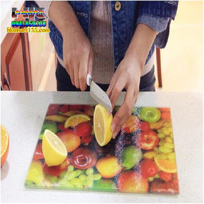 Thớt thủy tinh cường lực họa tiết 3D