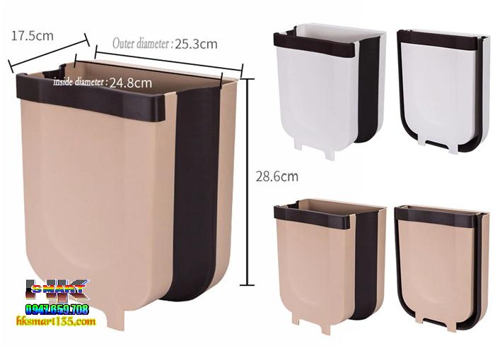 Thùng đựng rác gấp gọn tiện ích đa năng