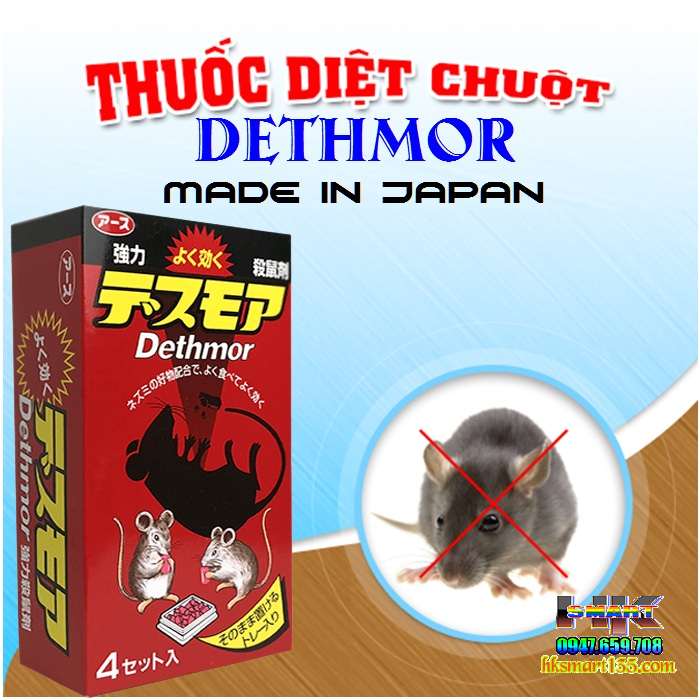 Thuốc diệt Chuột Dethmor Nhật Bản