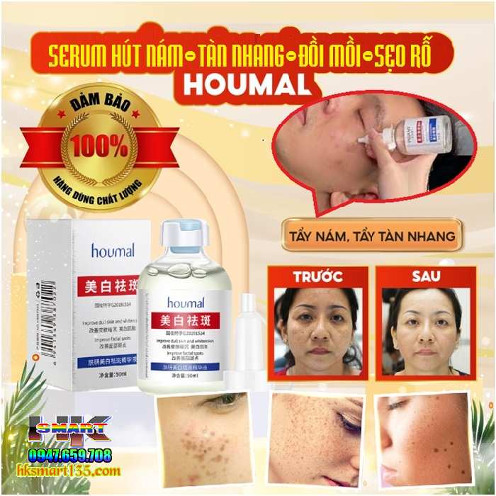 Tinh Chất Hút Nám Tàn Nhang Đồi Mồi HOUMAL 50ml