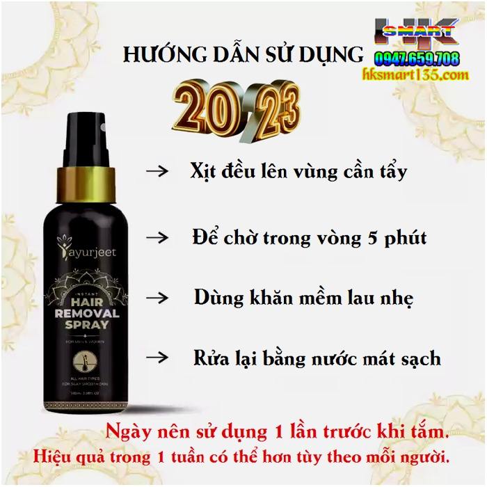 Tinh Chất Xịt Tẩy Lông Toàn Thân OUHOE 100ml